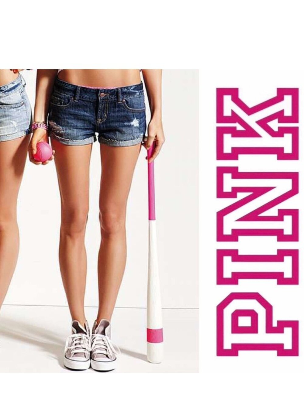 Victoria's Secret PINK | Distressed Jean Shorts | Size 8